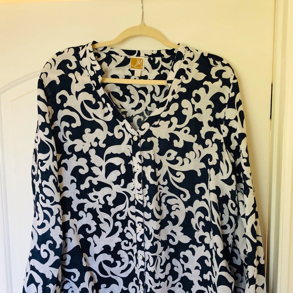 J M Collection women’s linen shirt